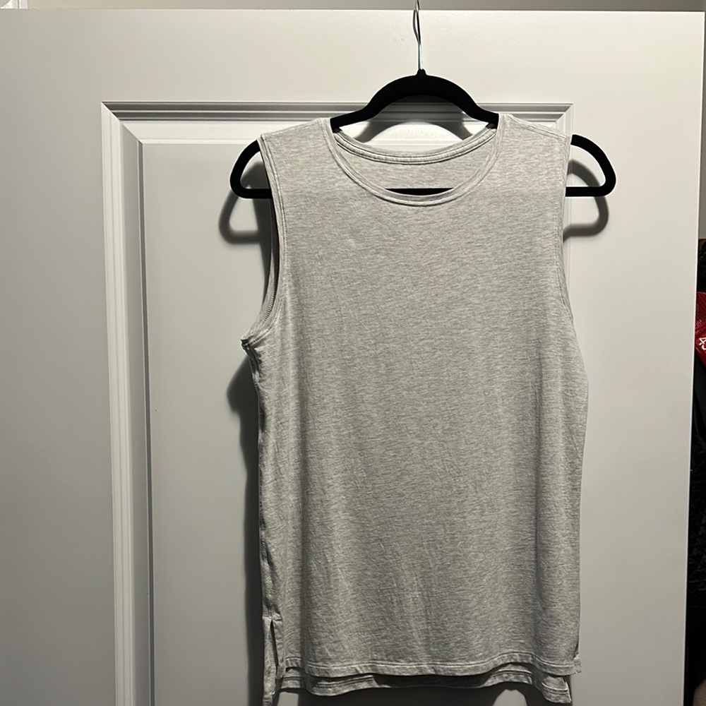 Gray Sleeveless Women's Top